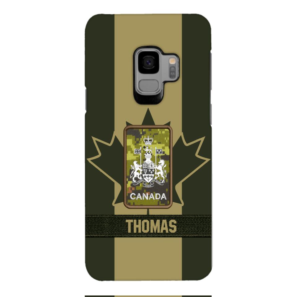 DH Personalized Canadian Soldier Phone Case Printed DT064