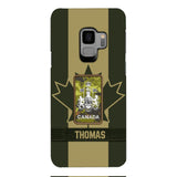 DH Personalized Canadian Soldier Phone Case Printed DT064