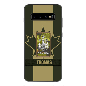 DH Personalized Canadian Soldier Phone Case Printed DT064