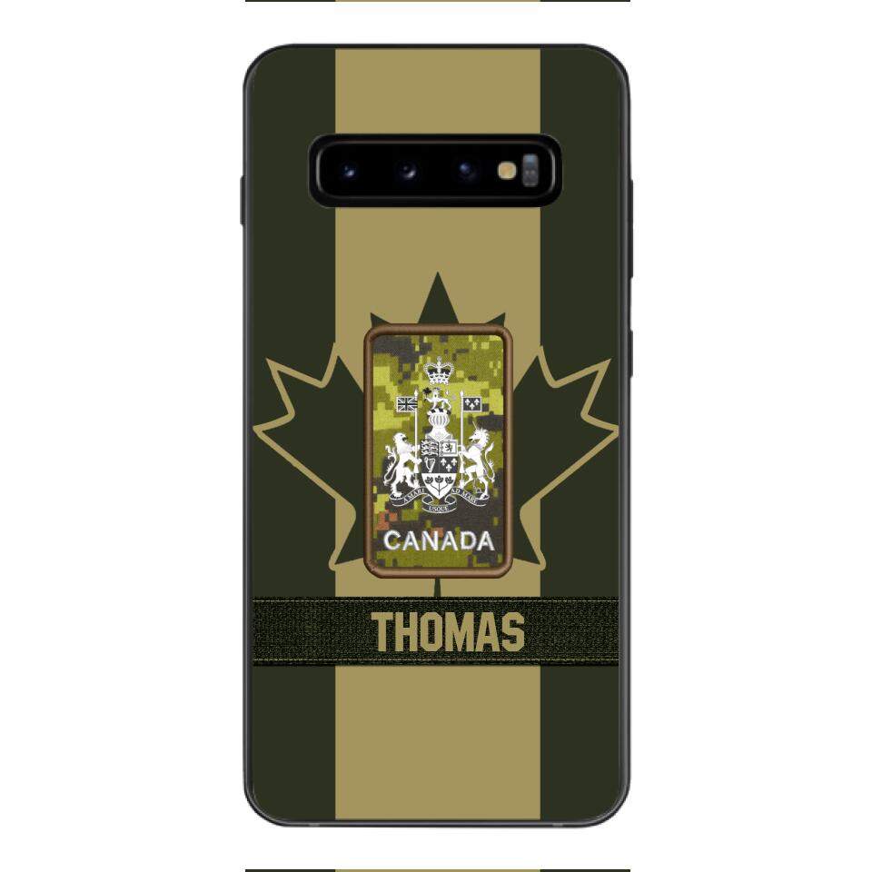 DH Personalized Canadian Soldier Phone Case Printed DT064