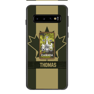 DH Personalized Canadian Soldier Phone Case Printed DT064