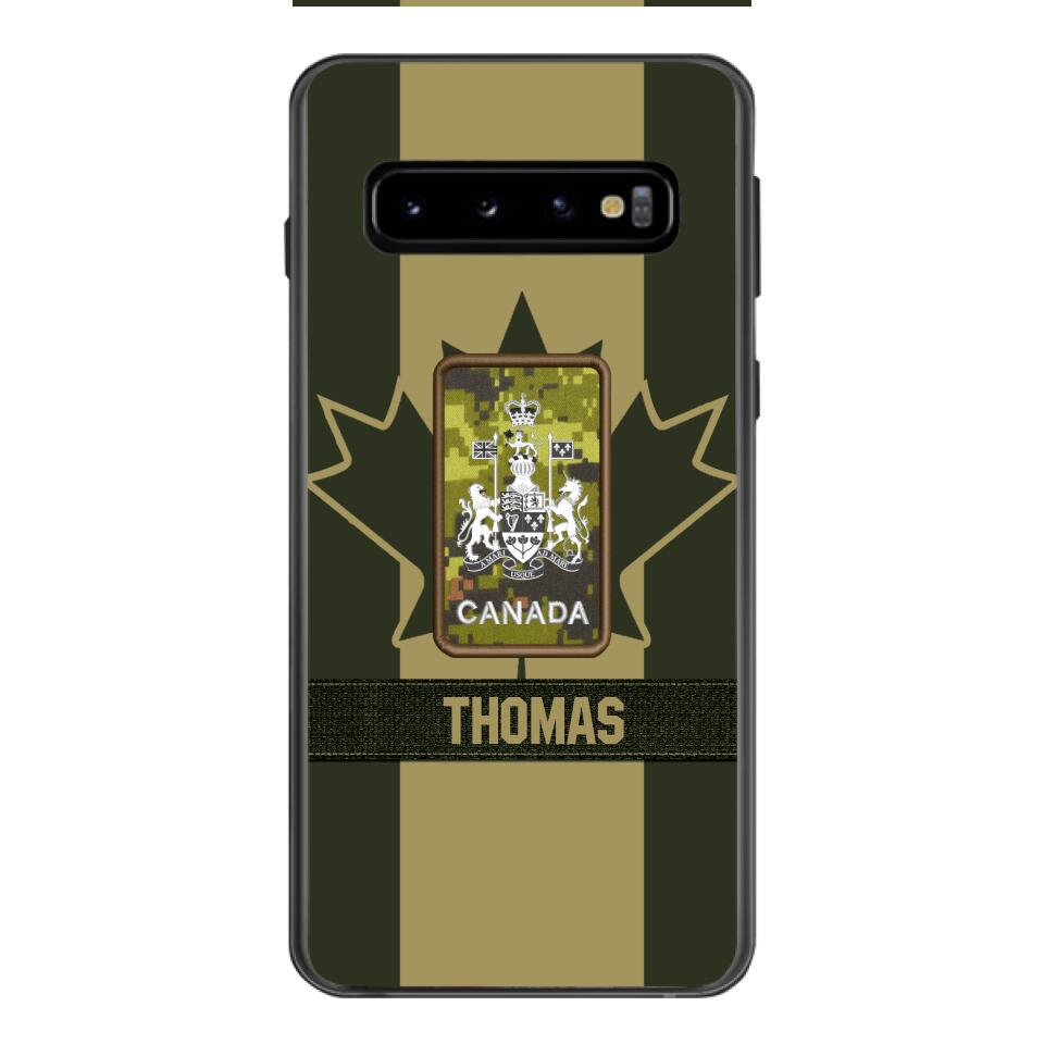 DH Personalized Canadian Soldier Phone Case Printed DT064