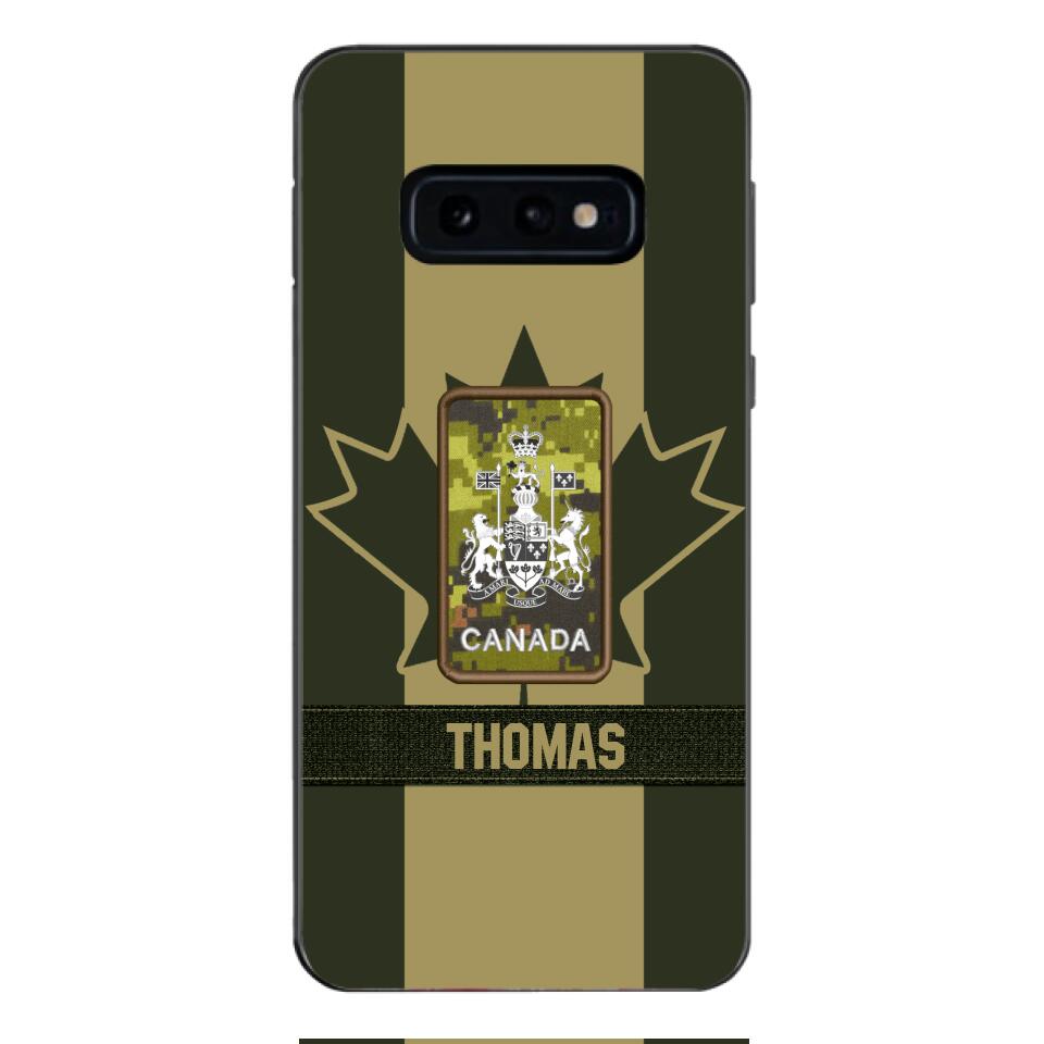 DH Personalized Canadian Soldier Phone Case Printed DT064