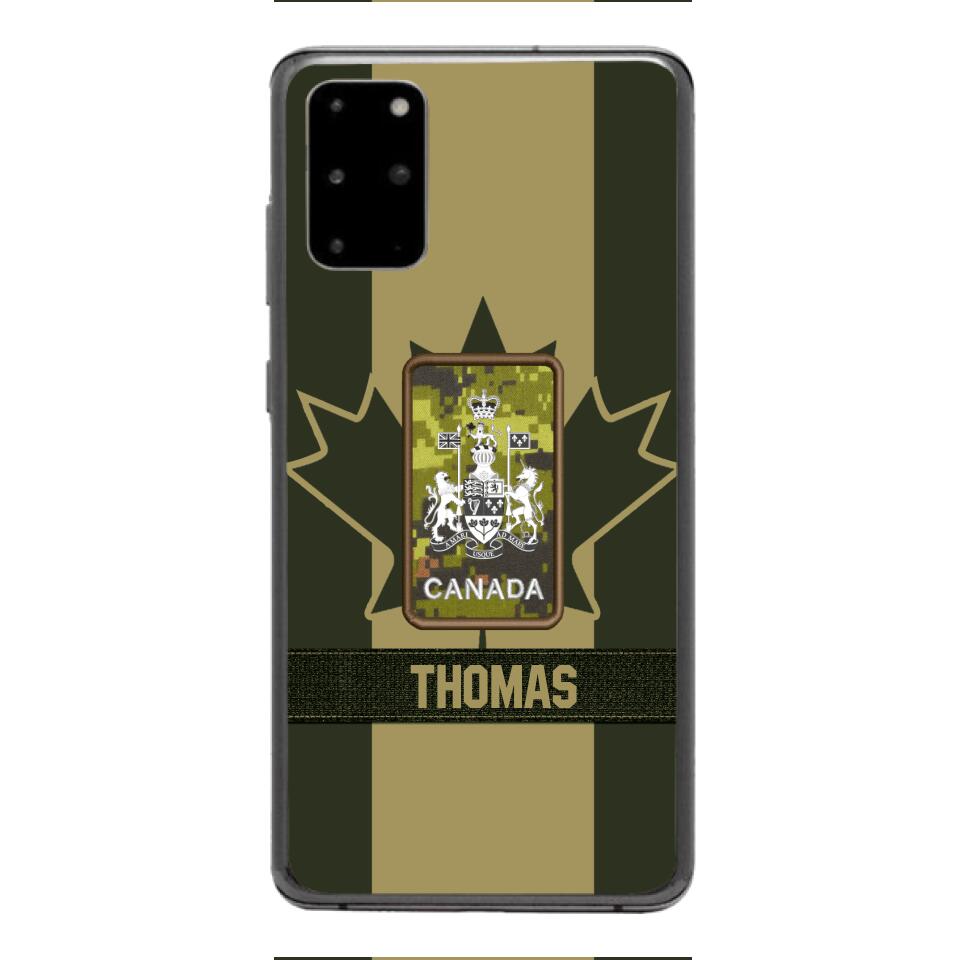 DH Personalized Canadian Soldier Phone Case Printed DT064