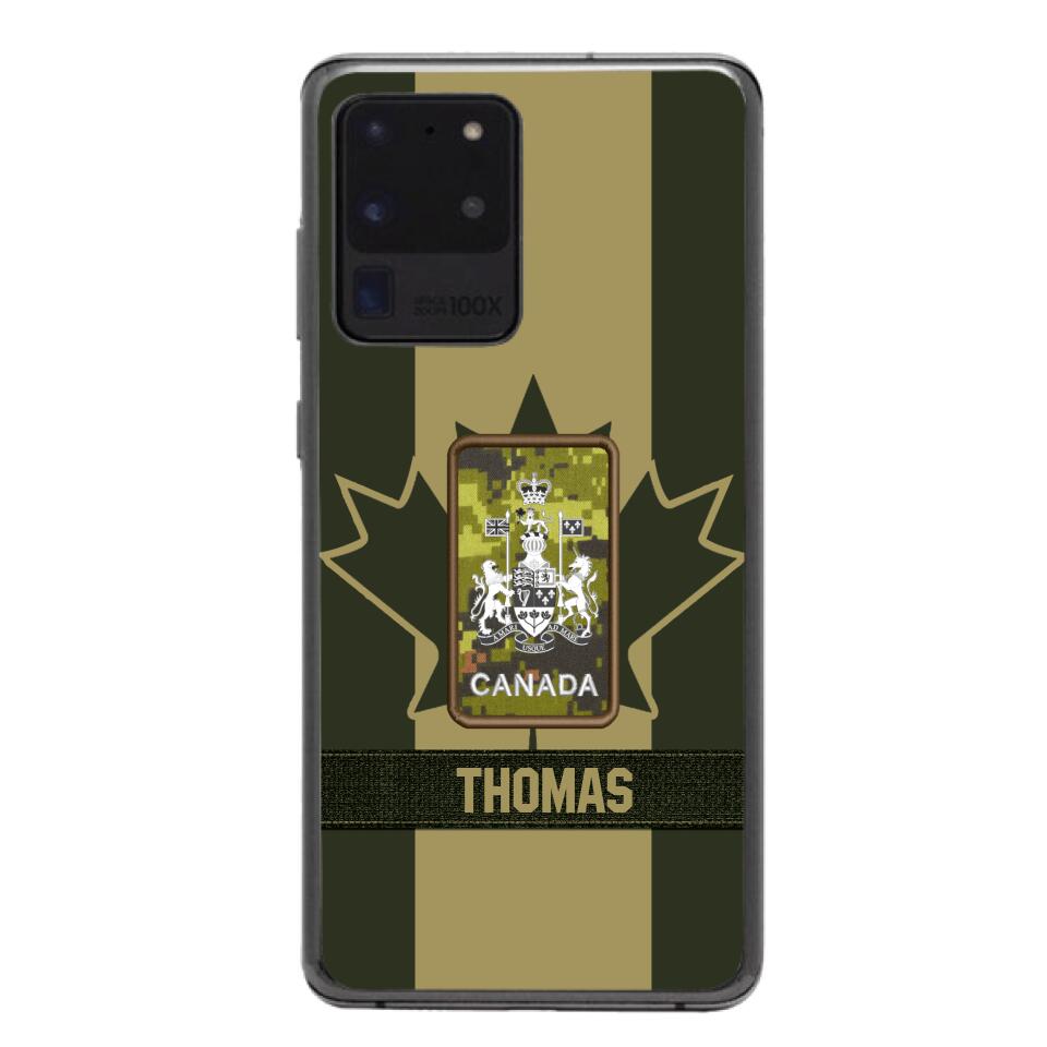 DH Personalized Canadian Soldier Phone Case Printed DT064