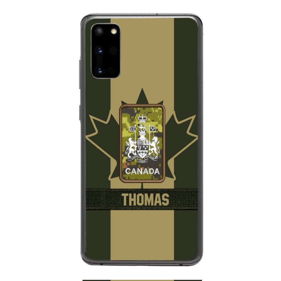 DH Personalized Canadian Soldier Phone Case Printed DT064