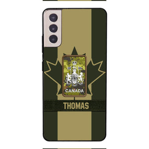 DH Personalized Canadian Soldier Phone Case Printed DT064