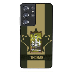 DH Personalized Canadian Soldier Phone Case Printed DT064