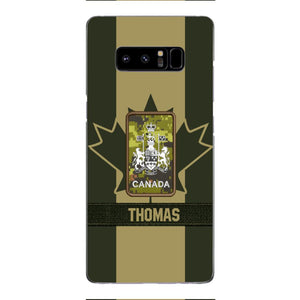 DH Personalized Canadian Soldier Phone Case Printed DT064