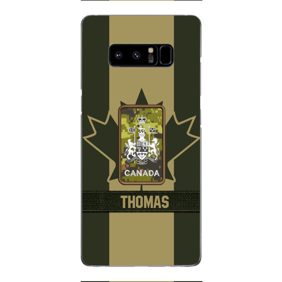 DH Personalized Canadian Soldier Phone Case Printed DT064