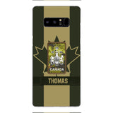 DH Personalized Canadian Soldier Phone Case Printed DT064