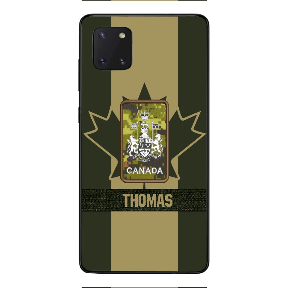 DH Personalized Canadian Soldier Phone Case Printed DT064