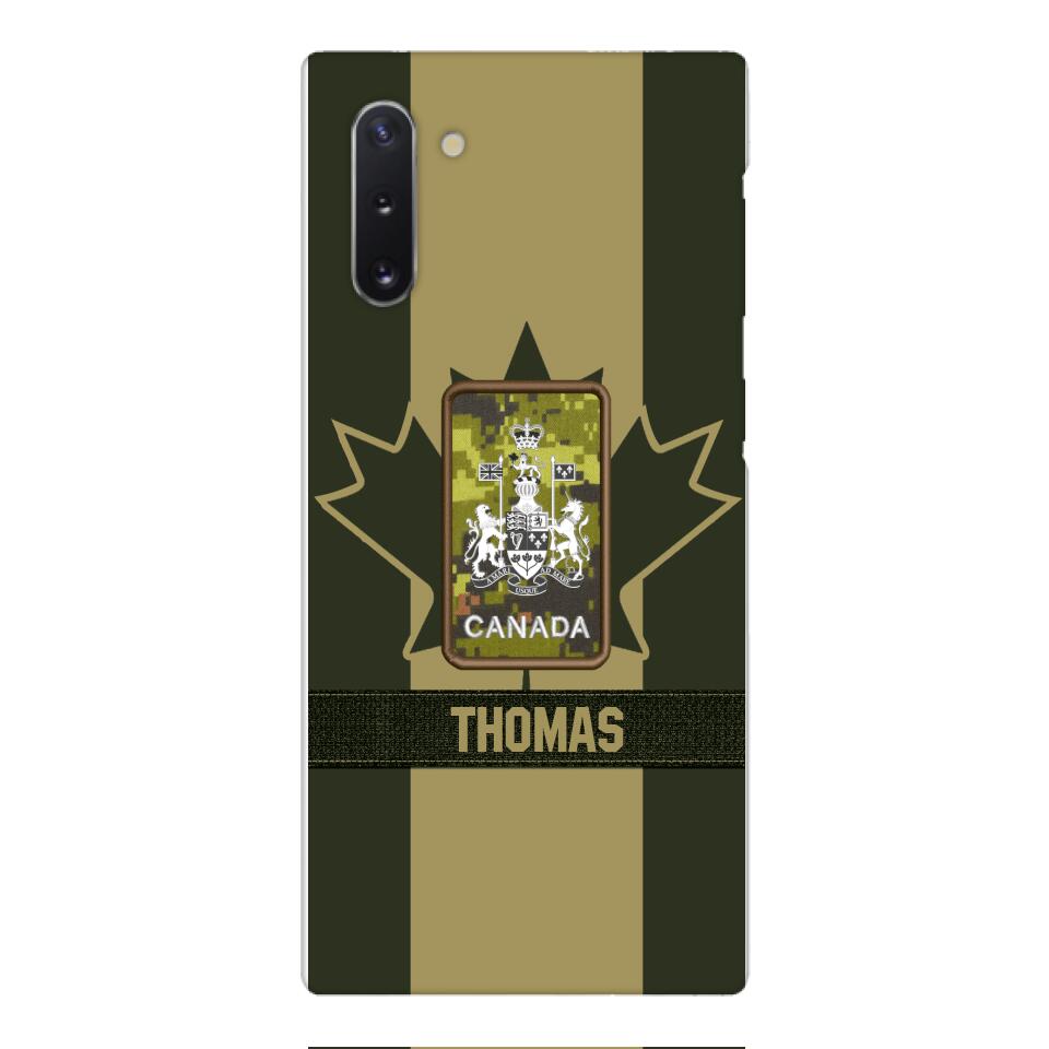 DH Personalized Canadian Soldier Phone Case Printed DT064