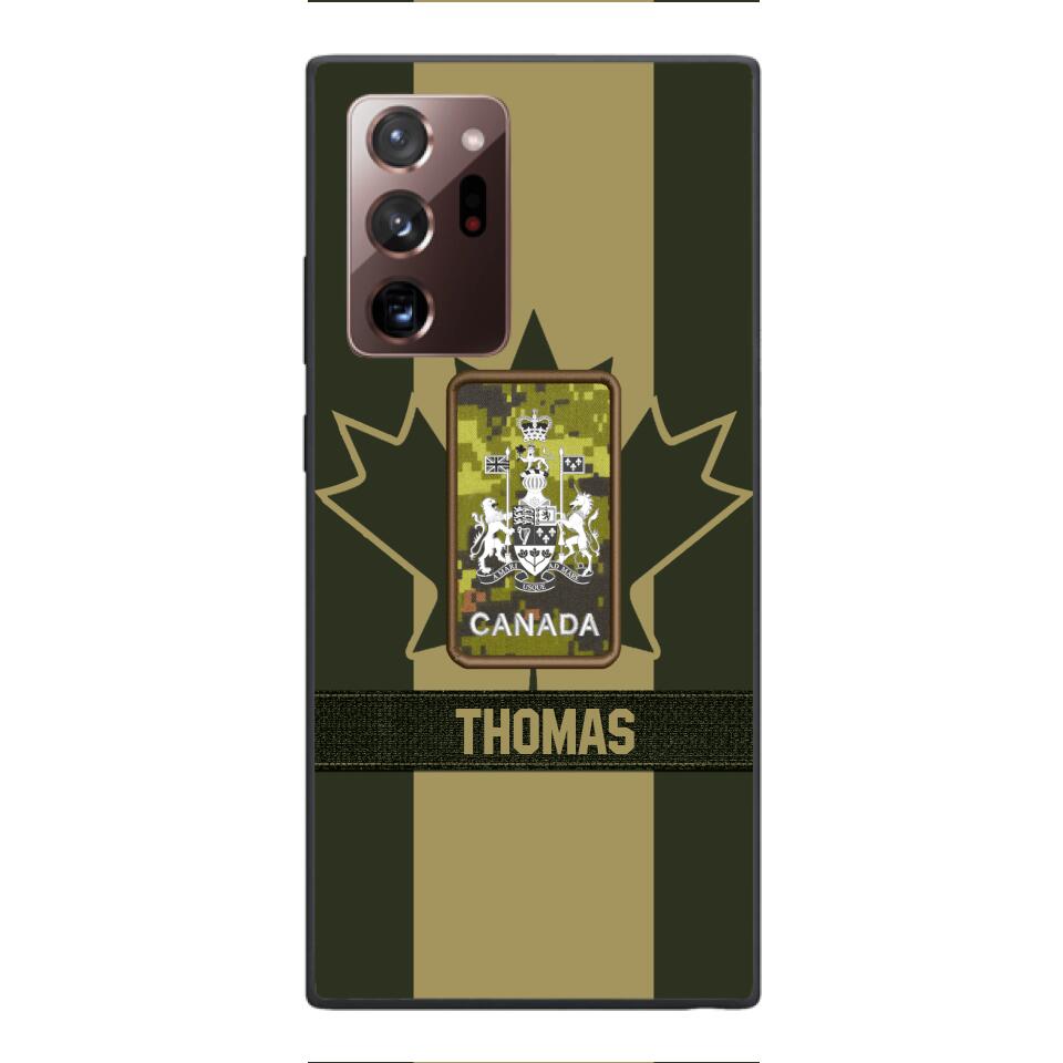 DH Personalized Canadian Soldier Phone Case Printed DT064