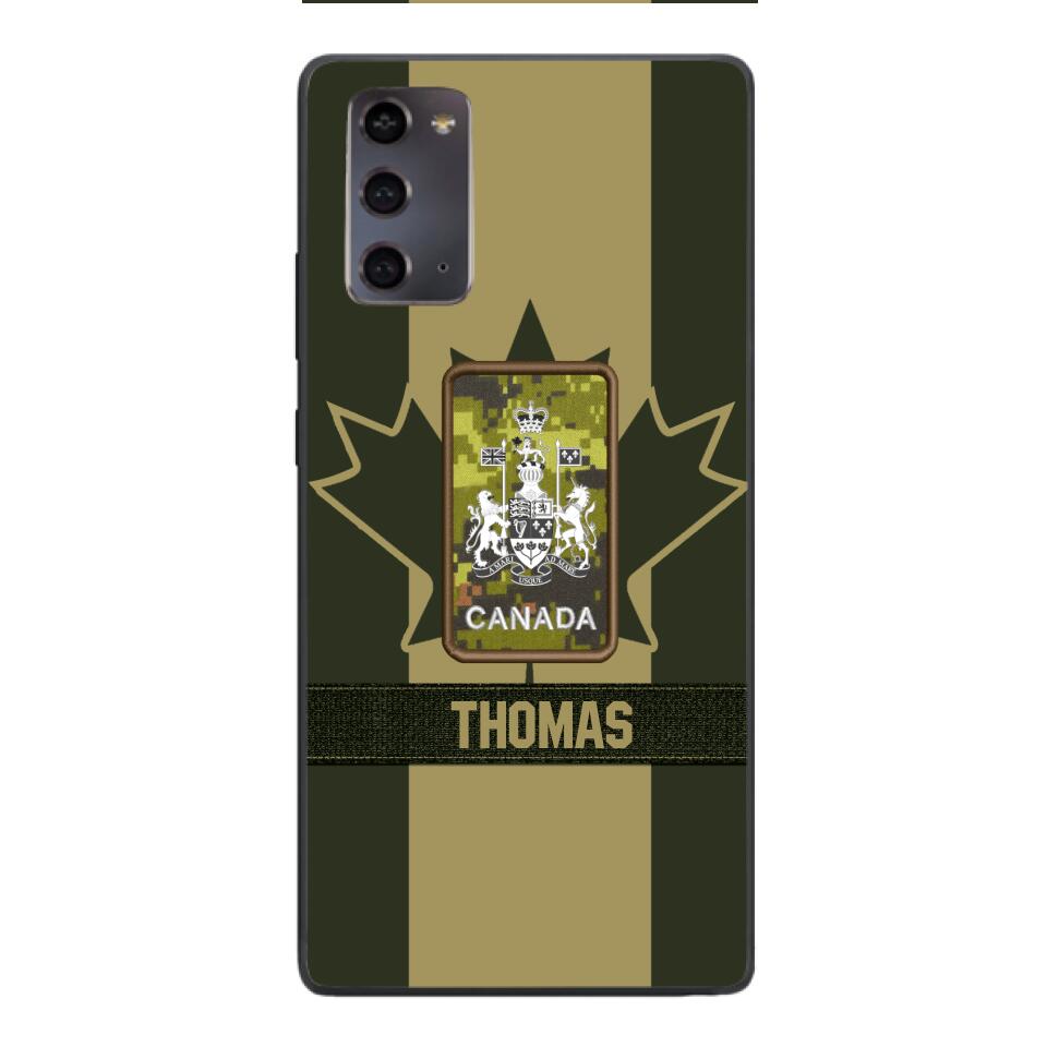 DH Personalized Canadian Soldier Phone Case Printed DT064