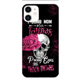 Personalized F Bomb Mom With Tattoos Phone Case Printed M3Q 0704
