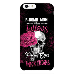 Personalized F Bomb Mom With Tattoos Phone Case Printed M3Q 0704