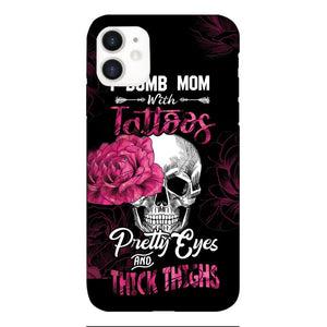 Personalized F Bomb Mom With Tattoos Phone Case Printed M3Q 0704