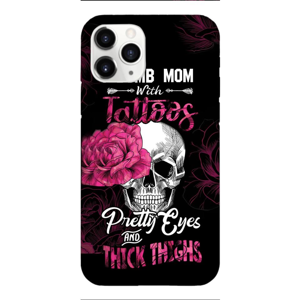 Personalized F Bomb Mom With Tattoos Phone Case Printed M3Q 0704