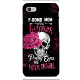 Personalized F Bomb Mom With Tattoos Phone Case Printed M3Q 0704