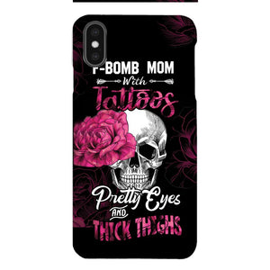 Personalized F Bomb Mom With Tattoos Phone Case Printed M3Q 0704