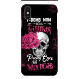 Personalized F Bomb Mom With Tattoos Phone Case Printed M3Q 0704