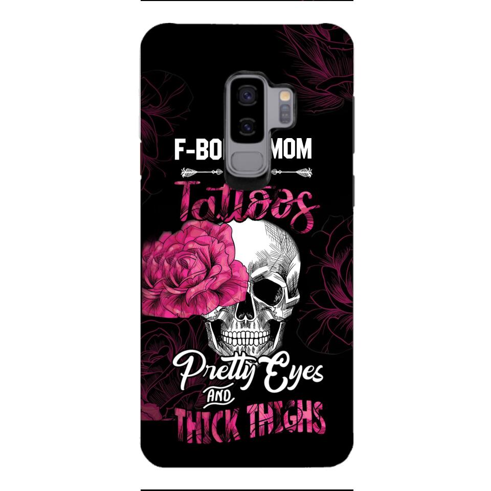Personalized F Bomb Mom With Tattoos Phone Case Printed M3Q 0704