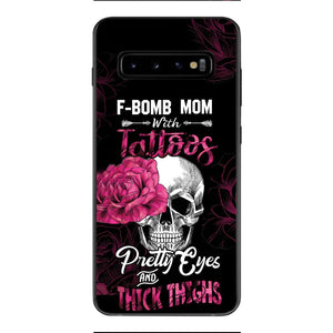 Personalized F Bomb Mom With Tattoos Phone Case Printed M3Q 0704