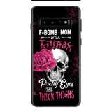 Personalized F Bomb Mom With Tattoos Phone Case Printed M3Q 0704