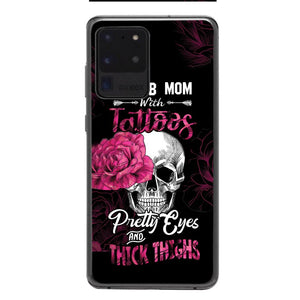 Personalized F Bomb Mom With Tattoos Phone Case Printed M3Q 0704