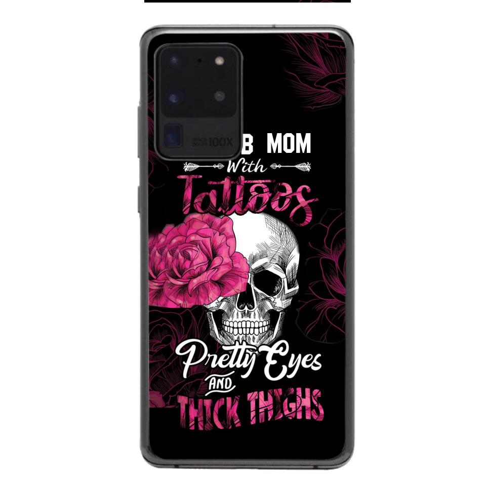 Personalized F Bomb Mom With Tattoos Phone Case Printed M3Q 0704