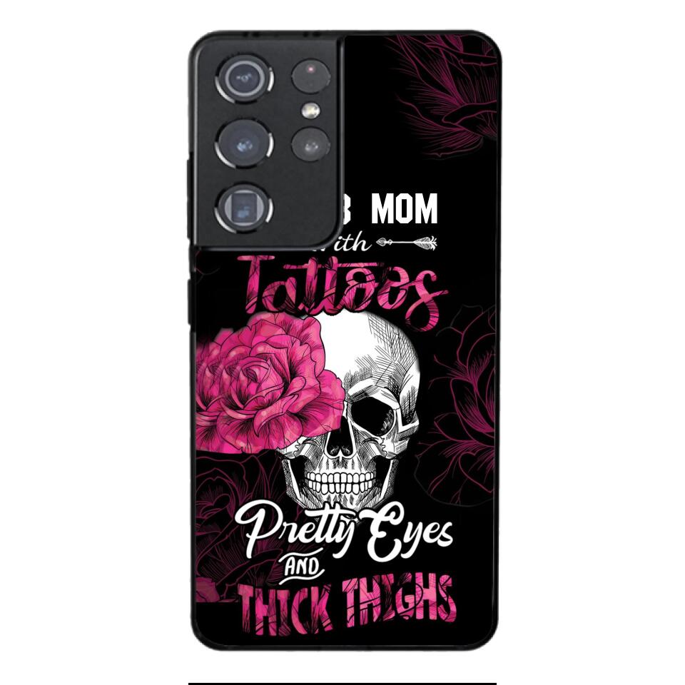 Personalized F Bomb Mom With Tattoos Phone Case Printed M3Q 0704
