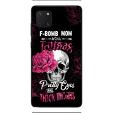 Personalized F Bomb Mom With Tattoos Phone Case Printed M3Q 0704