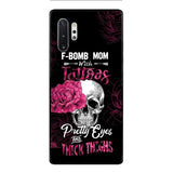 Personalized F Bomb Mom With Tattoos Phone Case Printed M3Q 0704