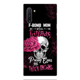 Personalized F Bomb Mom With Tattoos Phone Case Printed M3Q 0704