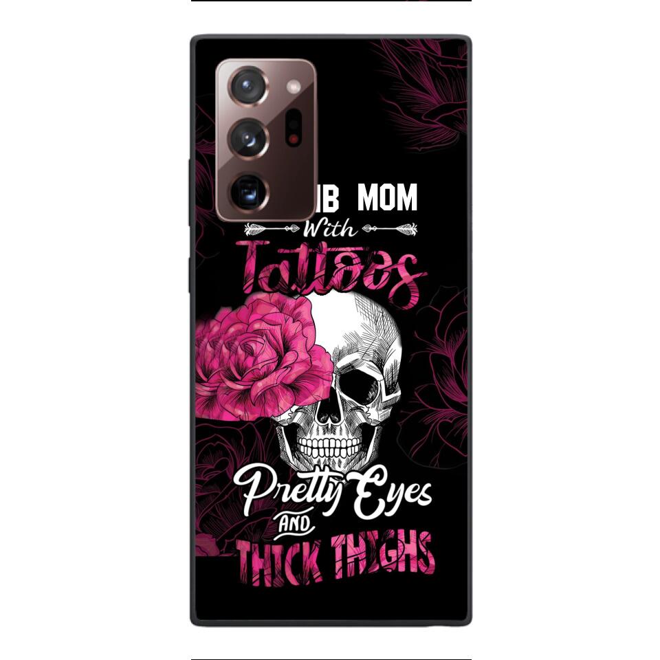 Personalized F Bomb Mom With Tattoos Phone Case Printed M3Q 0704