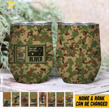 Personalized Australian Soldier Wine Tumbler Printed 22APR-LN07