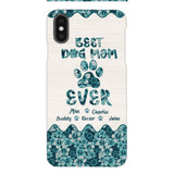 Personalized Best Dog Mom Phone Case Printed 3C 0704