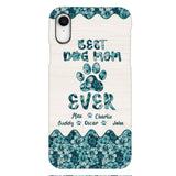 Personalized Best Dog Mom Phone Case Printed 3C 0704