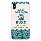 Personalized Best Dog Mom Phone Case Printed 3C 0704