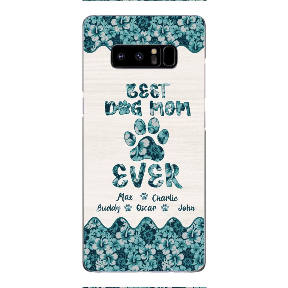 Personalized Best Dog Mom Phone Case Printed 3C 0704