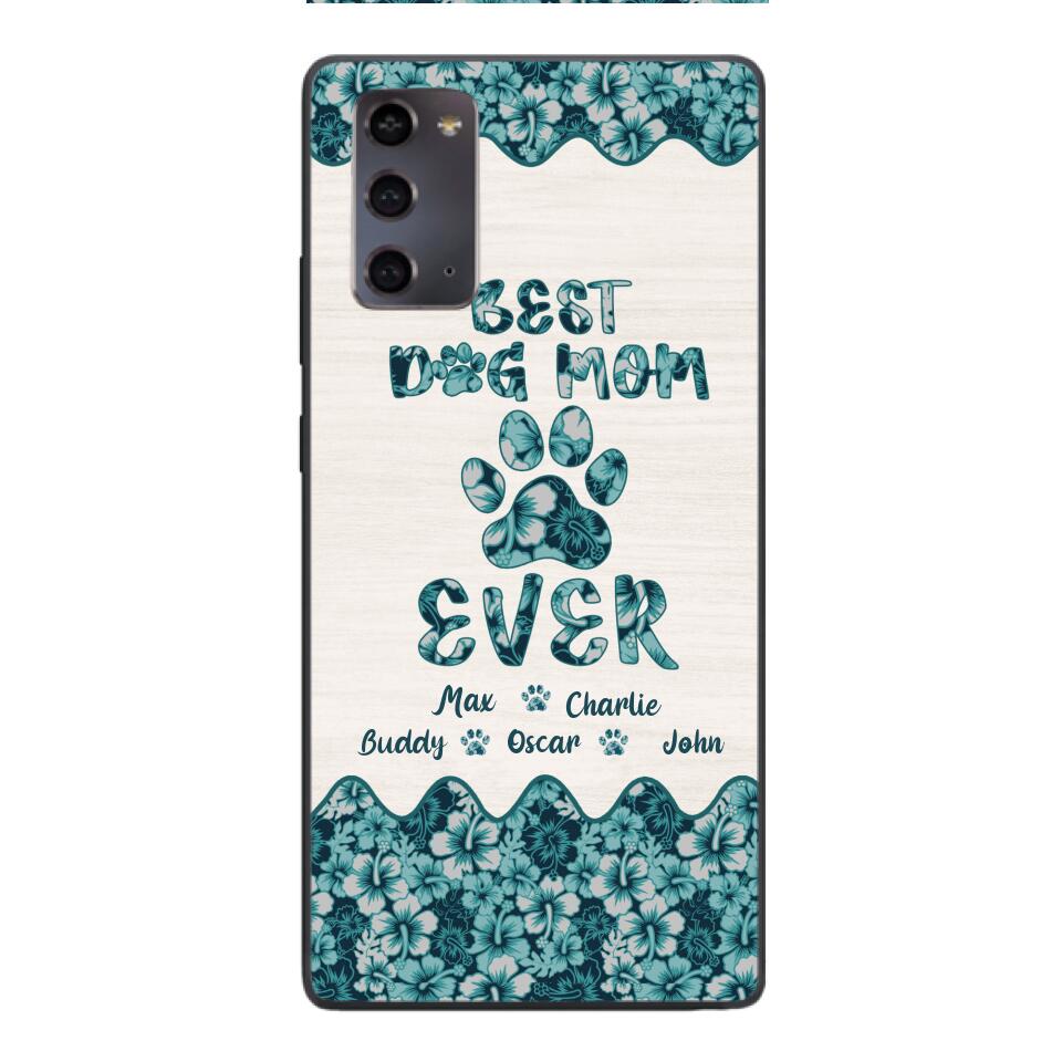 Personalized Best Dog Mom Phone Case Printed 3C 0704