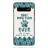 Personalized Best Dog Mom Phone Case Printed 3C 0704