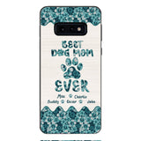 Personalized Best Dog Mom Phone Case Printed 3C 0704