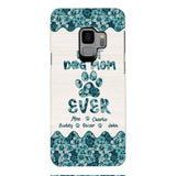Personalized Best Dog Mom Phone Case Printed 3C 0704