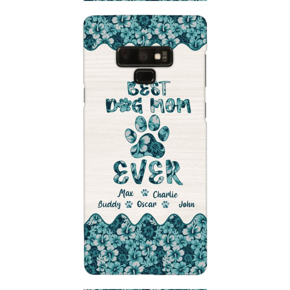 Personalized Best Dog Mom Phone Case Printed 3C 0704