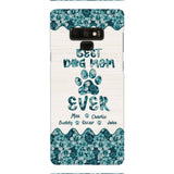 Personalized Best Dog Mom Phone Case Printed 3C 0704