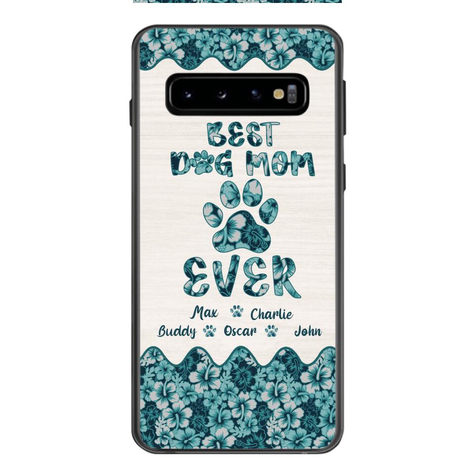 Personalized Best Dog Mom Phone Case Printed 3C 0704
