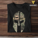 Personalized British Veteran Spartan Warrior