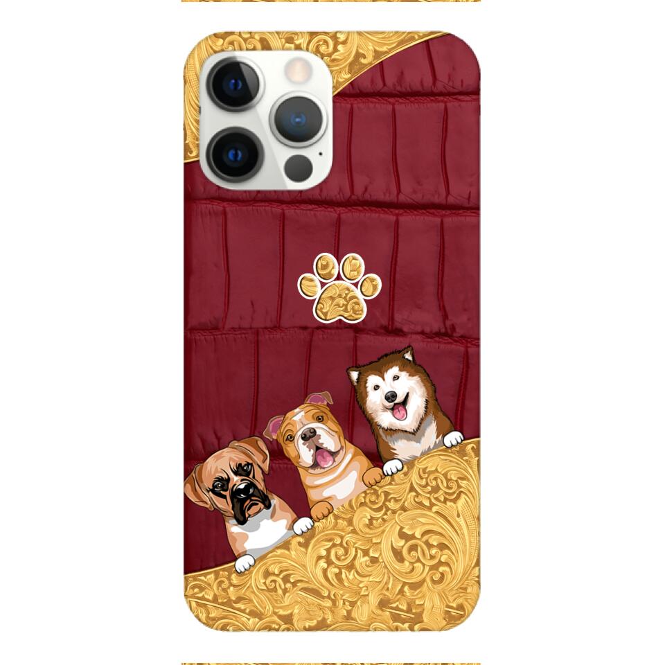 Personalized Dog Lover Phonecase Printed 22APR-HC07